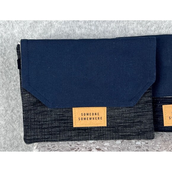 Delta Airlines Someone Somewhere Amenity Kit Pouch Cloth Travel Bag Lot of 3 - Picture 3 of 12